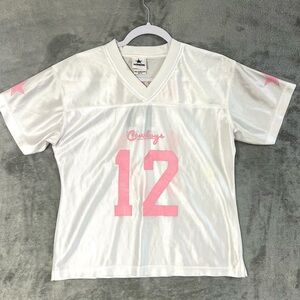 Women’s Dallas Cowboys Football Jersey Pink #12 Small – New With Tags